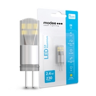 Modee LED izzó 2,4W G4 foglalat 12V 2700K Aluminium (230 lumen)