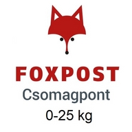 Szállítási költség Foxpost csomagpontra 0-25 kg közötti csomagokra