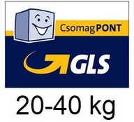 Szállítási költség GLS csomagpontra 20-40 kg közötti csomagokra