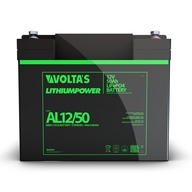 Voltas 12.8V 50Ah LiFePO4 lítium-vasfoszfát akkumulátor 197*166*185 mm bluetooth